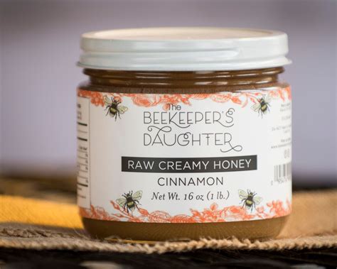 Cinnamon Creamed Honey 1lb Jar The Beekeepers Daughter Perry