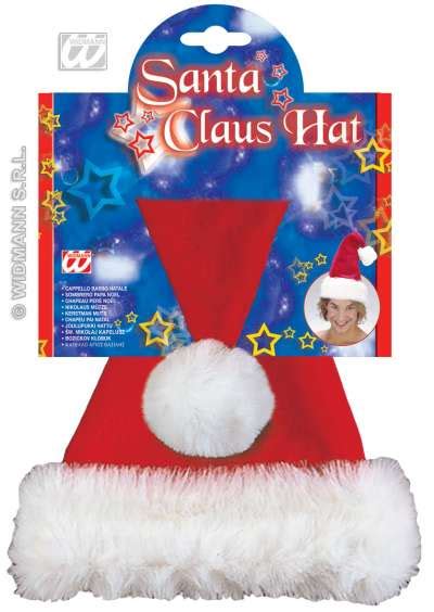 Deluxe Plush Santa Claus Hat Carnival Store
