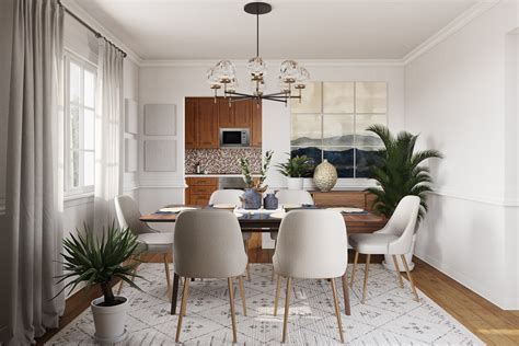 Modern Transitional Dining Room By Sydney Havenly