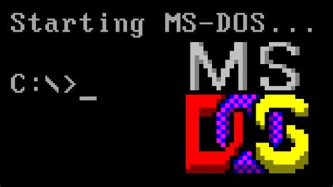 نظام التشغيل Ms Dos تعرف على نظام التشغيل Ms Dos للأجهزة الشخصية Pc