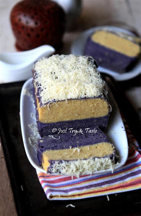 Kue lapis ini berbeda dengan kue lapis . Resep Cake Lapis Talas Kukus dengan Vla Talas | Just Try ...