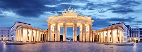 Brandenburg Gate Berlin Germany Panorama Custom Wallpaper