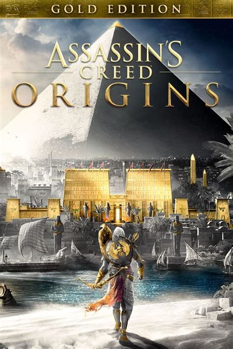 Assassins Creed Origins Gold Edition 2017 Box Cover Art Mobygames