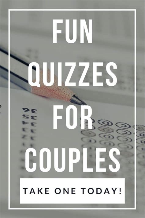 Quizzes For Couples To Take Together Have Fun Connect And Strengthen Your Relationship Our