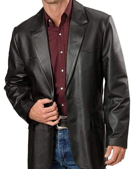 mens lambskin genuine black leather blazer 054 mens leather blazer lambskin leather blazer