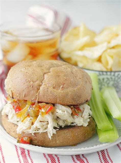 Slow Cooker Ohio Shredded Chicken Sandwiches Foodtastic Mom