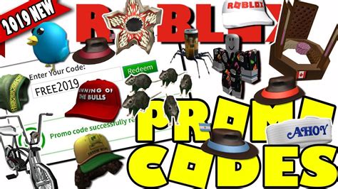 All Working Promo Codes Roblox 2019 Free Items July New