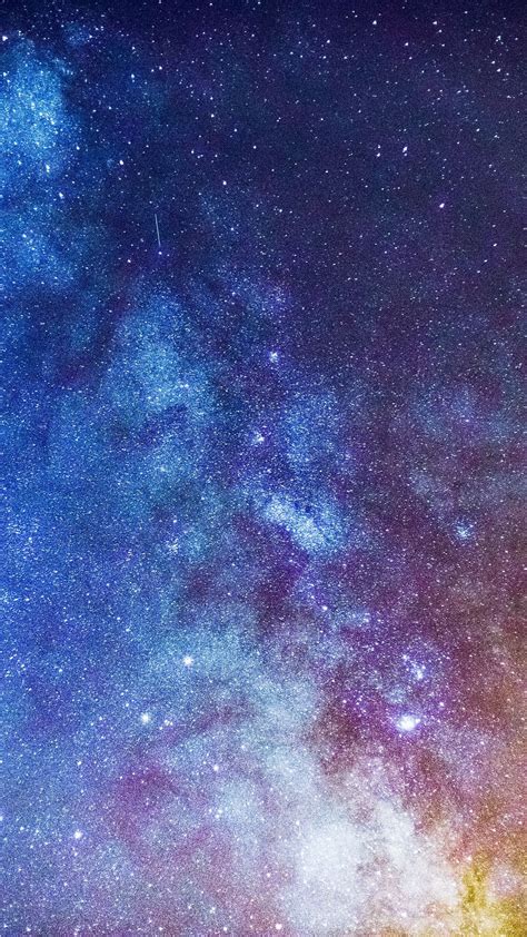 Download Wallpaper 1080x1920 Starry Sky Milky Way Glitter Stars