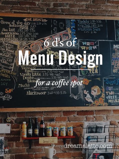 See restaurant menus, reviews, hours, photos, maps and directions. Creating a Coffee Shop Menu - Dream|a|Latte