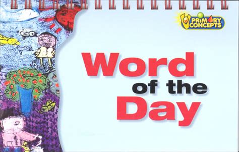 Word Of The Day Primary Concepts 9781893791480