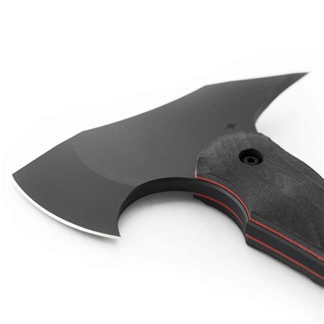 Toor Knives Tomahawk Shadow Black G10 Handle Black D2 Axe The Grit