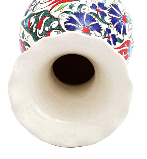Handmade Handpainted Turkish Ottoman Ceramic Vase Etsy