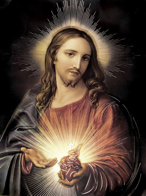 Buy Sacred Heart Of Jesus Christ Ii 27x40 Gold Foil Religious