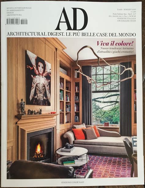 Architectural Digest Italia May 2016 Cover Architectural Digest