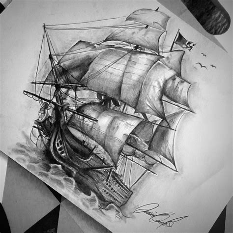 Dibujos De Barcos Piratas A Lapiz Ayayhome Dibujos De Colorear