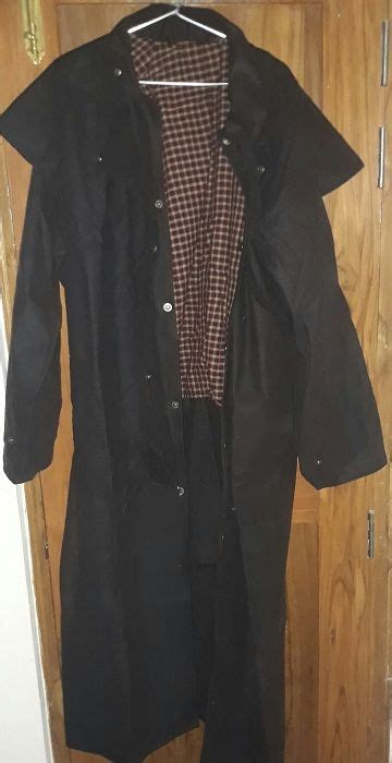 Stockmans Coats Oil Skin And Suede Pacemaker Coats