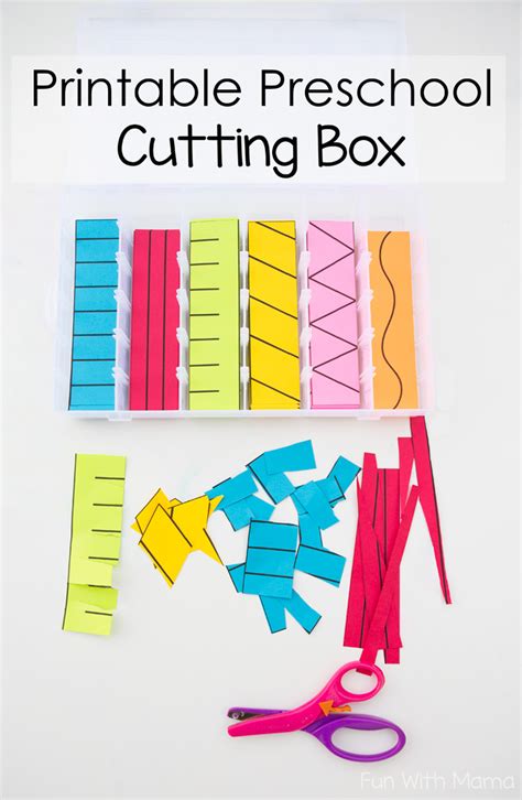 21 853 просмотра 21 тыс. Printable Preschool Cutting Busy Box - Fun with Mama