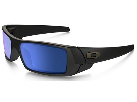 Oakley Gascan Polarized Sunglasses Matte Black Frame Ice Iridium Lens