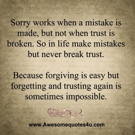 Sorry For Mistake Quotes Quotesgram