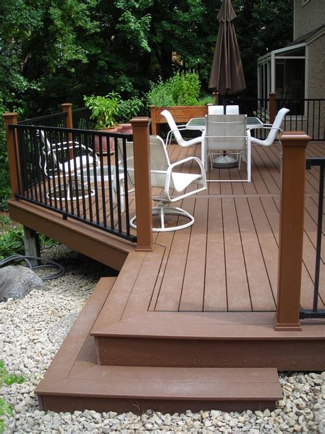 Trex Select Saddle Deck In Plymouth Mn Contemporary Deck