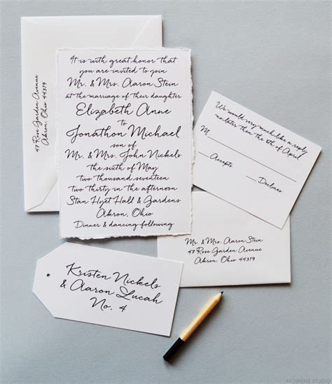 Marriage as an event is often closely tied to religion, after all. Handwritten-inspired Wedding Invitations - Only at Mospens ...