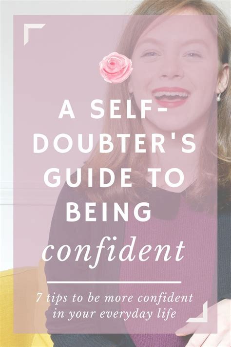 Blogger Self Confidence Tips Confidence Self
