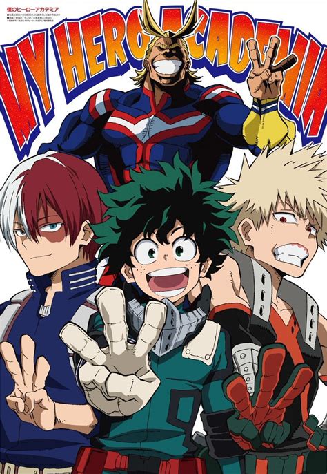 My Hero Academia Peace Begins With A Smile Anime Poster Anime
