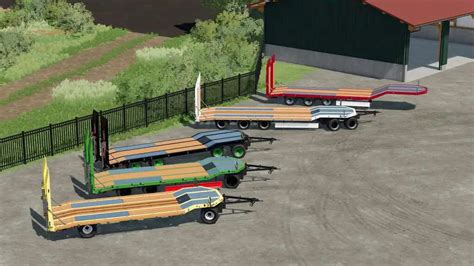 Fliegl Lowloader Pack V1000 Fs22 Mod Farming Simulator 22 Mod