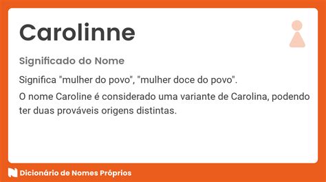Significado do nome Caroline Dicionário de Nomes Próprios