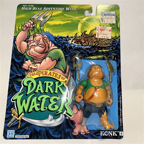 Hasbro The Pirates Of Dark Water Konk High Seas Adventures New Moc 1990