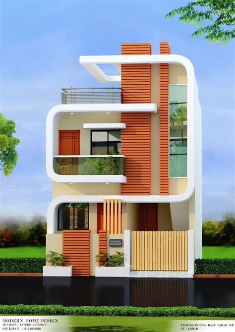 28 Front Elevation Home Exterior Design India Pictures