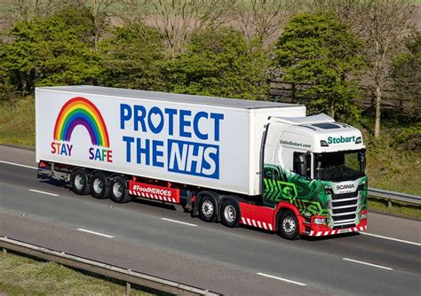 Eddie Stobart Is Proud To Support The Nhs With A Newly Branded Rainbow