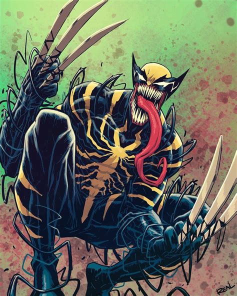 Wolverine Venom Marvel Art Symbiotes Marvel Marvel Comics Art