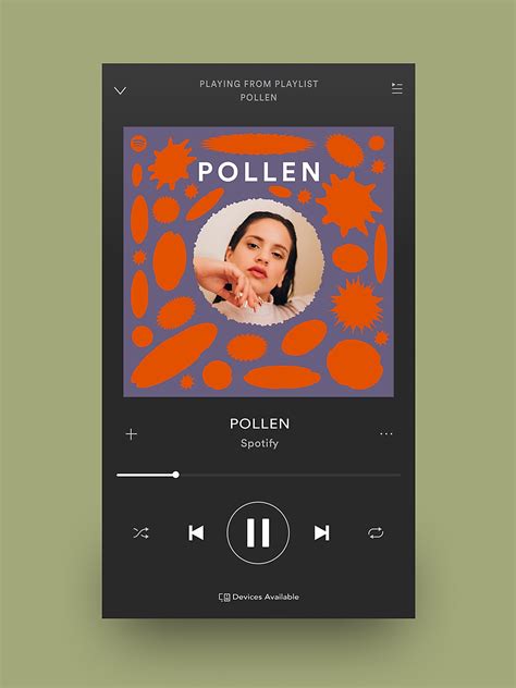 “pollen” Spotify Playlist Graphics Communication Arts