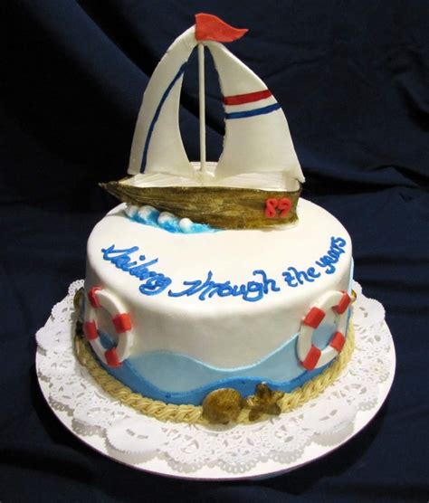 Sailboat Birthday Cake