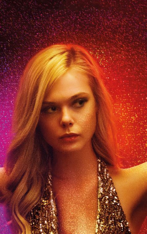 Download Wallpaper 840x1336 Elle Fanning The Neon Demon Movie Celebrity Poster Iphone 5