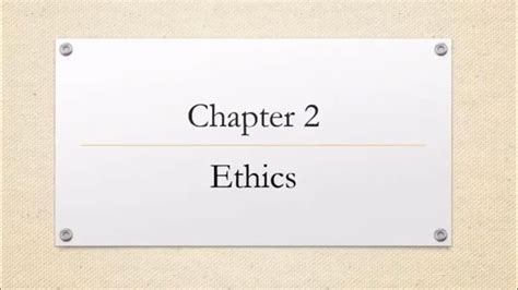 chapter 2 ethics youtube