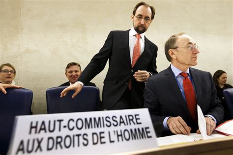 Un Rights Chief Criticizes World Powers The New York Times