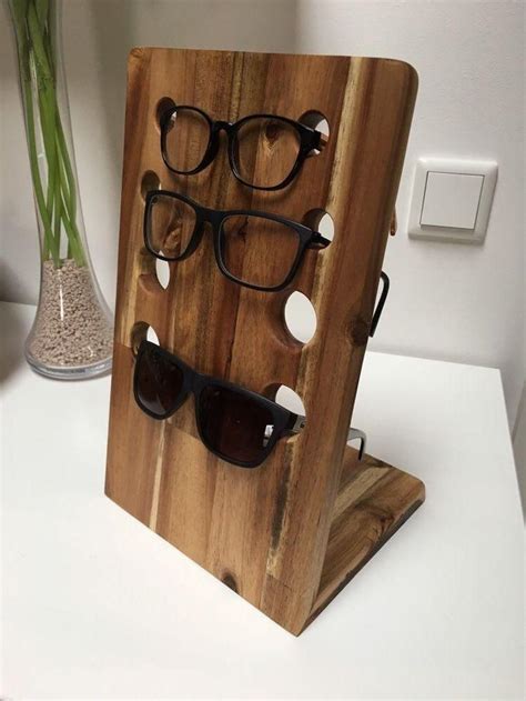 eyeglass frame eyeglass holder made of wood acacia tomsbastelstube acacia eyeglass frame