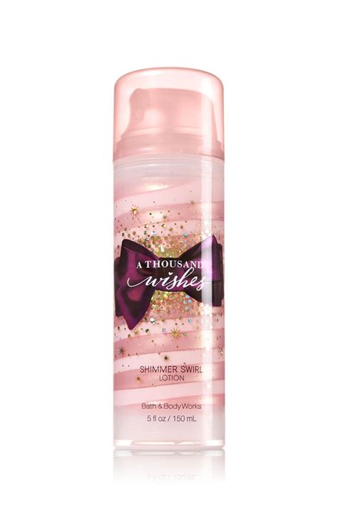 Nothing wrong with those either, i own many girly scents and love them. A Thousand Wishes Shimmer Swirl Lotion - Signature ...