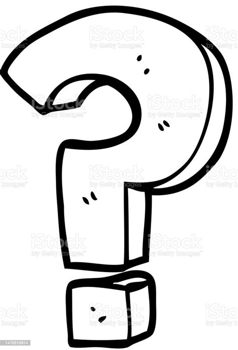 line drawing cartoon question mark stock illustration download image now art asking