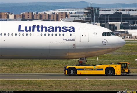 D Aihb Lufthansa Airbus A340 600 At Frankfurt Photo Id 1187429