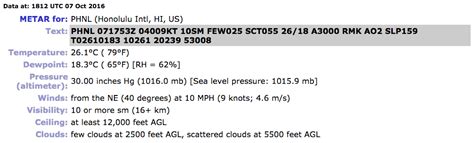 Understanding Metars And Tafs For The Remote Pilot Knowledge Test