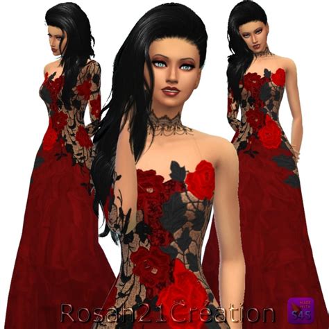 Gothic Dress At Sims Dentelle Sims 4 Updates