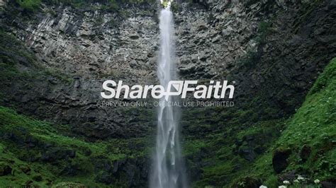 Sharefaith Towering Waterfall Video Background Uhd 4k Youtube