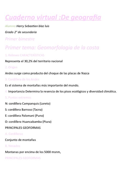 Calaméo Cuaderno Virtual De Geografia