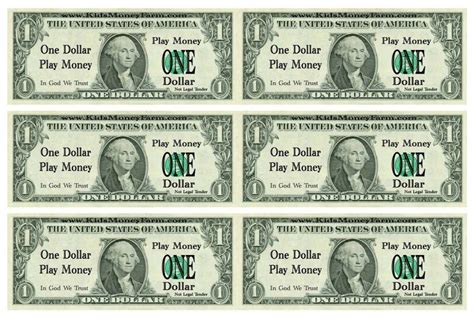 16 Fake Money Printables That Look Like Real Ones