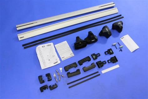 2019 Dodge Charger Thule Removable Multipurpose Roof Rack Kit Clear