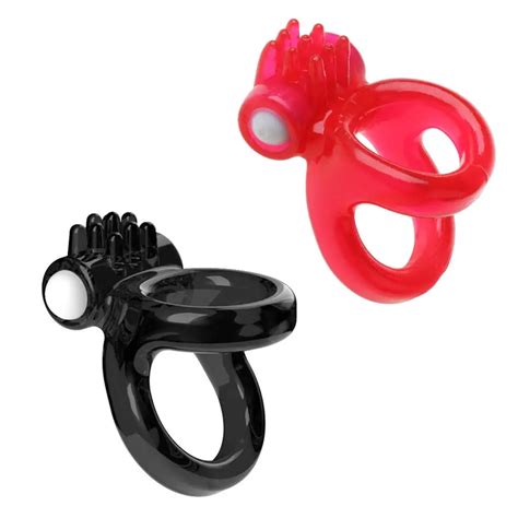 Vibrating Cock Double Ringsdelay Ejaculation Men S Cock Rings Sex Toys For Men Penis Lock Ring