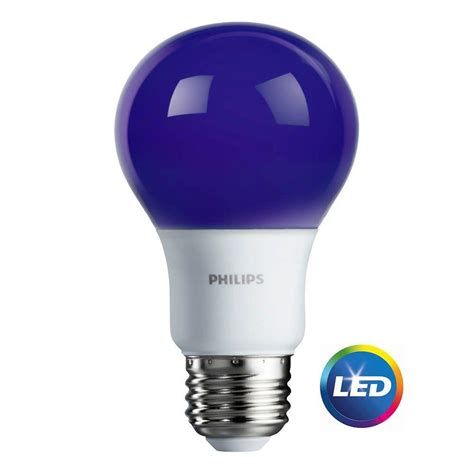 Philips 60w Purple Led Light Bulb A19 Equivalent Household